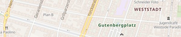 Karte Nahe Gutenberg-Platz Karlsruhe
