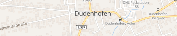 Karte Hotel Goldenes Lamm Dudenhofen