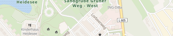 Karte ALDI Süd Lorbeerweg Karlsruhe