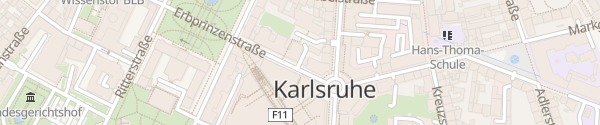 Karte Tiefgarage IHK Karlsruhe