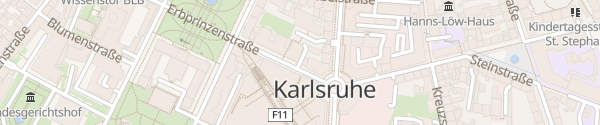 Karte Tiefgarage IHK Karlsruhe