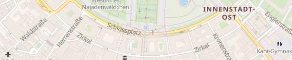 Karte Parkgarage Schlossplatz (Giro-e) Karlsruhe