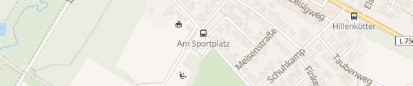 Karte Sportplatz Steinhagen