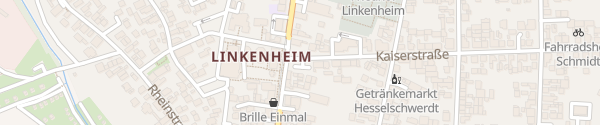 Karte Rathaus Linkenheim-Hochstetten