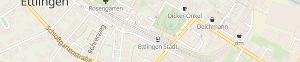 Karte E-Bike Ladesäule Stadtbahnhof Ettlingen