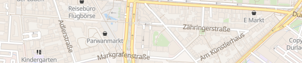 Karte Parkhaus Kronenplatz Karlsruhe
