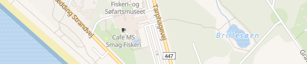 Karte Fiskeri-& Søfartsmuseet Esbjerg