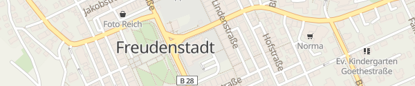 Karte Tiefgarage Oberer Marktplatz Freudenstadt