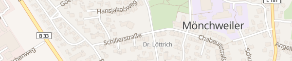 Karte Schillerstraße Mönchweiler