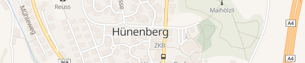 Karte Dorfgässli Hünenberg