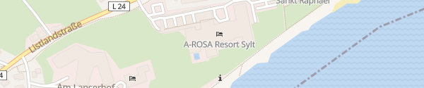Karte A-ROSA Resorts List auf Sylt