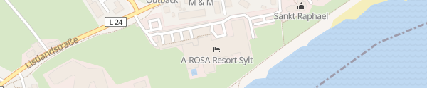 Karte A-ROSA Hotel Sylt List auf Sylt