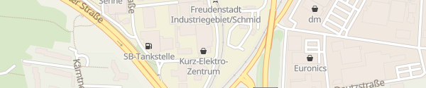 Karte Kurz-Elektro-Zentrum Freudenstadt