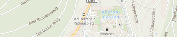 Karte Kloster / Tourist Information Bad Herrenalb