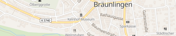 Karte Blaumeerstraße Braeunlingen