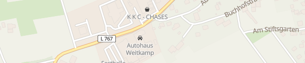 Karte Autohaus Weitkamp Stemwede