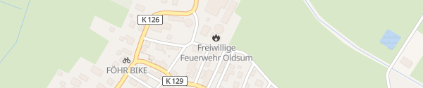 Karte Freiwillige Feuerwehr Oldsum