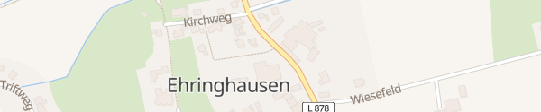 Karte Dorfgemeinschaftshaus Dorfziege Ehringhausen Geseke