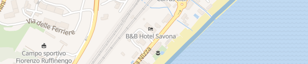Karte Hotel Mirò Savona