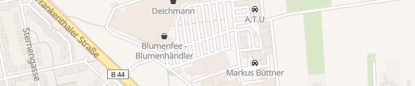 Karte MVV Lilienthal-Center Mannheim