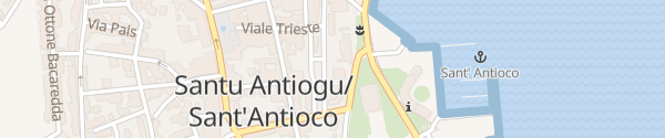 Karte Parcheggio Piazzale Pertini Sant'Antioco