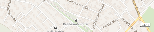 Karte Bahnhof Kelkheim-Münster Kelkheim