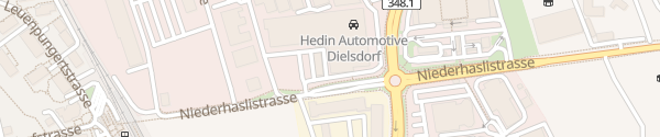 Karte BMW Niederlassung Dielsdorf