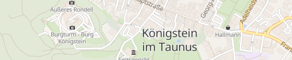 Karte Rathaus nur für Mitarbeiter Königstein im Taunus
