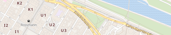 Karte Friedrichsring Mannheim