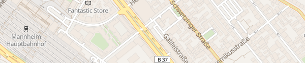 Karte Hauptbahnhof Parkplatz P4 Mannheim