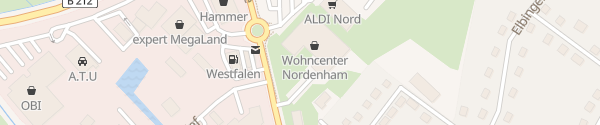 Karte Wohncenter Nordenham