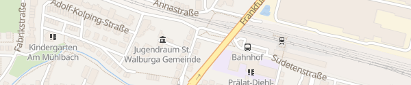 Karte Parkplatz Frankfurter Straße 49 Groß-Gerau