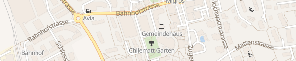 Karte Parkhaus Gemeindehaus / Bibliothek Steinhausen