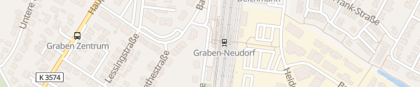 Karte Bahnhof Graben-Neudorf