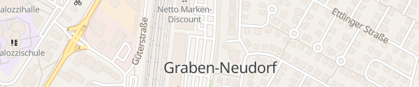 Karte REWE Graben-Neudorf