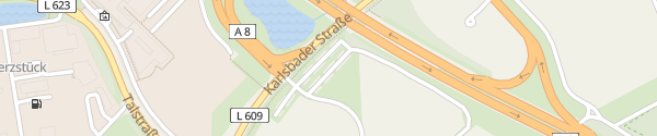 Karte P+M Mitfahrerparkplatz A8 Karlsbad Karlsruhe
