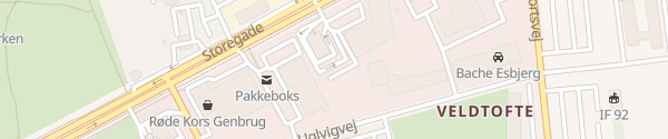Karte McDonald's Storegade Esbjerg