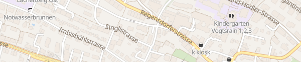 Karte Riedhofstrasse Zürich