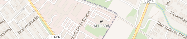 Karte ALDI Süd Bad Soden am Taunus