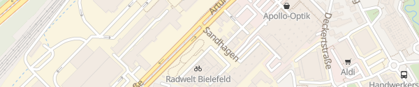 Karte Sandhagen Bielefeld