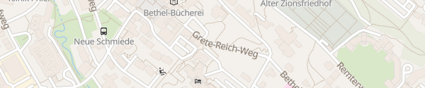 Karte Bodelschwinghsche Stiftungen Bethel Bielefeld