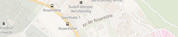 Karte Parkplatz P2 Berufskolleg Senne Bielefeld