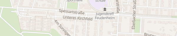 Karte Parkplatz Unteres Kirchfeld Mannheim