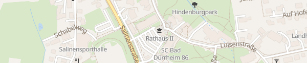 Karte Rathaus / Haus des Gastes Bad Dürrheim