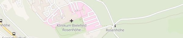 Karte Klinikum Rosenhöhe Bielefeld