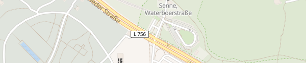 Karte P+R Parkplatz Bielefeld