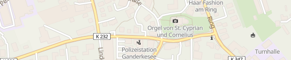 Karte Bergedorfer Straße Ganderkesee
