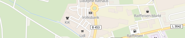 Karte Geschäftszentrum Dautphe Dautphe