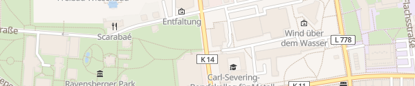Karte Carl-Severing-Berufskolleg Bielefeld