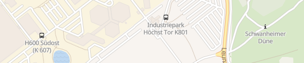 Karte Industriepark Höchst Tor K801 Frankfurt am Main